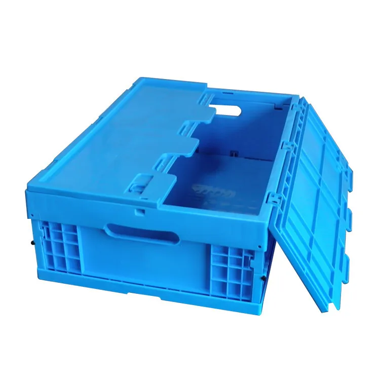 Promotion Box Mesh 20Kg Load Capacity Plastic Foldable Crate Pastel Folding Crates LX6040195C