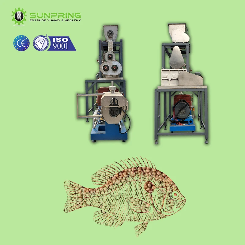 Cheap Commercial Floating Fish Feed Mill Pellet Extruder Machine Twin Screw Extruder For Feed Agricultural Fish Feed Processing