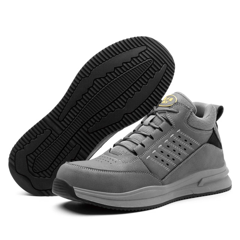Sunland sport electric sneaker safety shoes for men construction steel toe upper men size 53