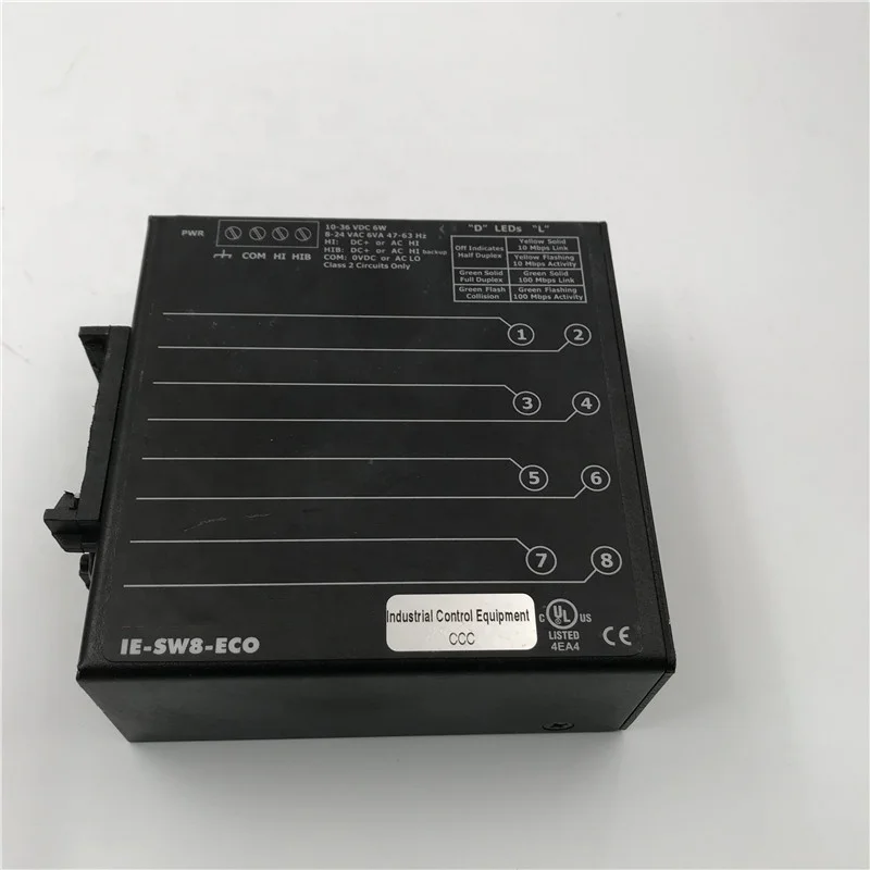 Для Weidmuller IE-SW8-ECO сетевой коммутатор для промышленного етернета 10/100 Мбит/s ECO-Switch нет