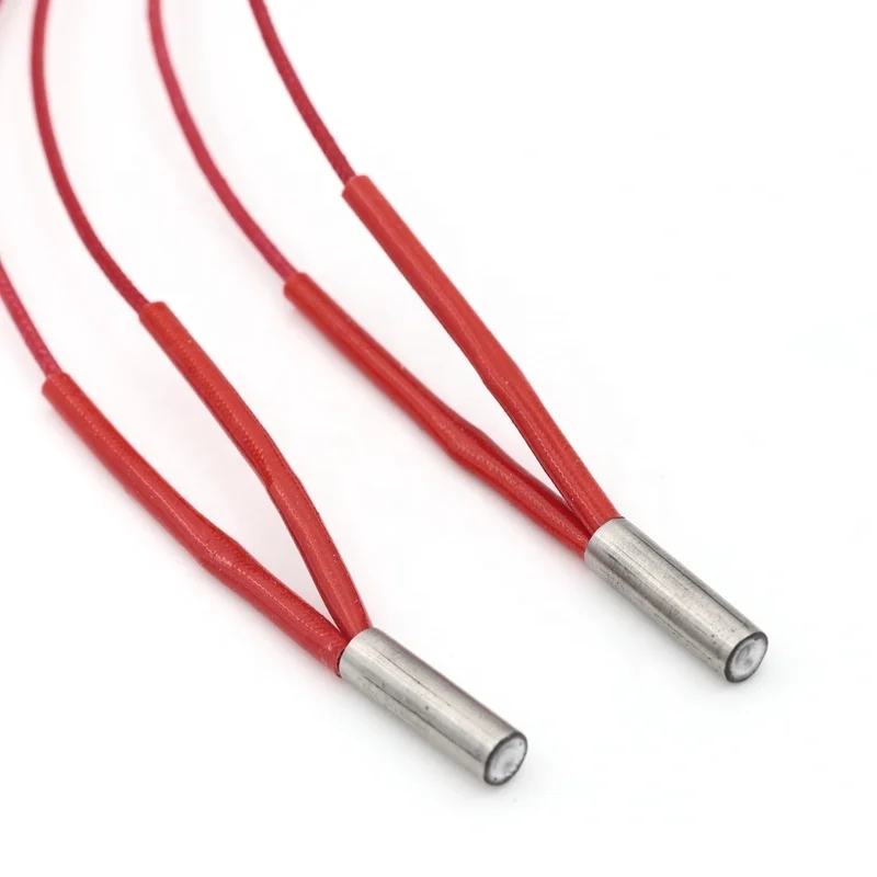 Ceramic heat Cartridge Heater 6*20 12V / 24V 30W / 40W 1 meter wire for hotend extruder Reprap 3D printer parts Kossel Delta