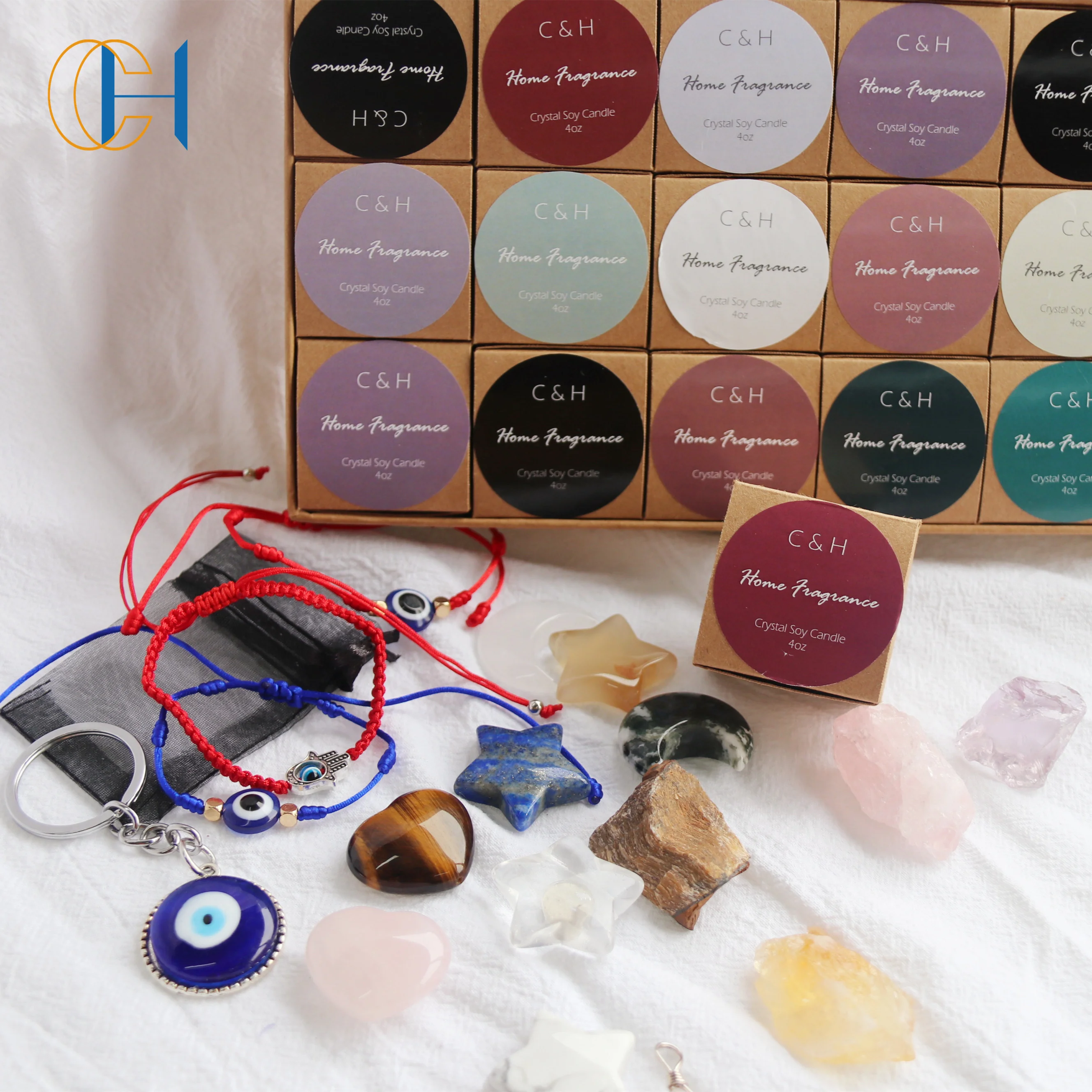 C&H Custom packaging of Advent Calendar and Mystery Blind Cosmetic Gift Mystery Box