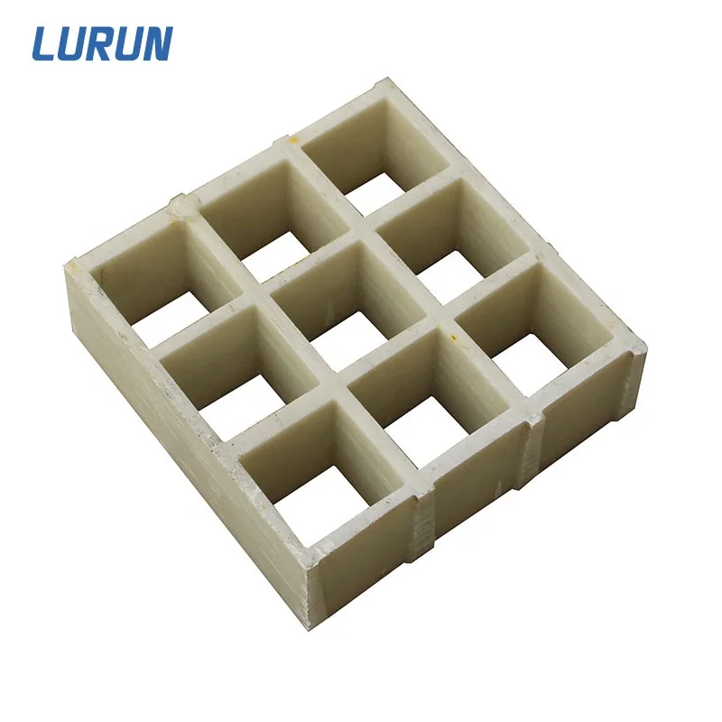 40mm*40mm FRP Grating For Platform, Blue FRP Fiberglass Grating, Fiber Glass Reinforced Plastic Floor Grating