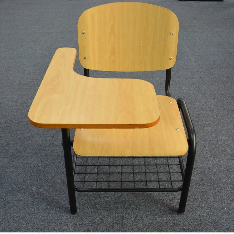 Comfortable College Seat Lecture Hall Seating School Chair with Writing Table