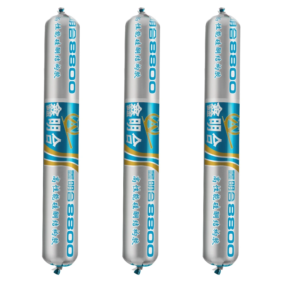 Высокопроизводительный нейтральный силиконовый герметик для структурной занавески, водонепроницаемый клей для стен