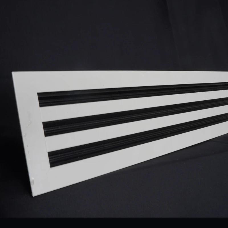Hvac Exhaust Ventilation Aluminum Supply Air Ceiling Diffuser Linear Slot Diffusers With Plenum Box