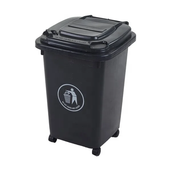 Home 60L Garbage Can Kitchen Storage Container Trash Bin