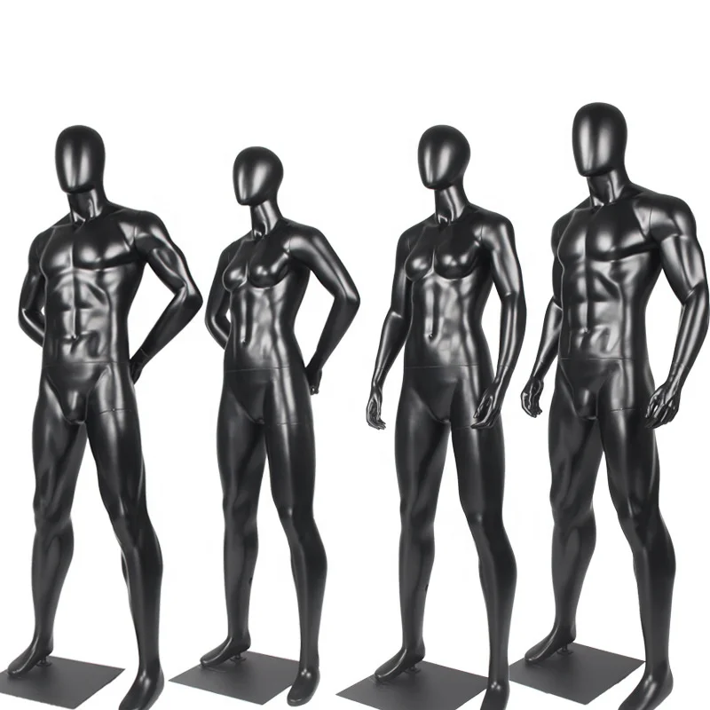 Plus Size Muscular Male Female Full Body Sports Mannequin Standing Poses  Fashion Sports Wear Display Mannequin