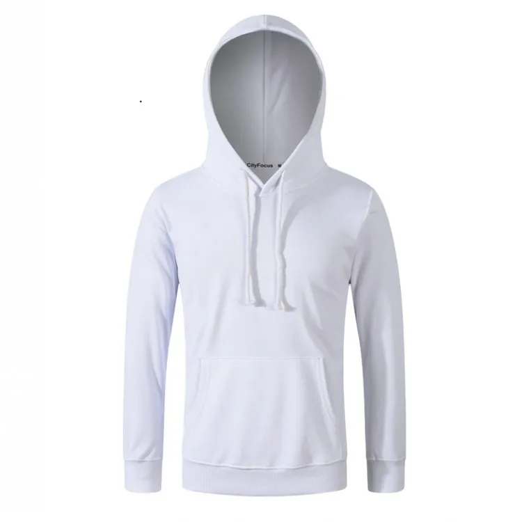 Custom printing men hoodie hemp bamboo terry sweater casual top long sleeve