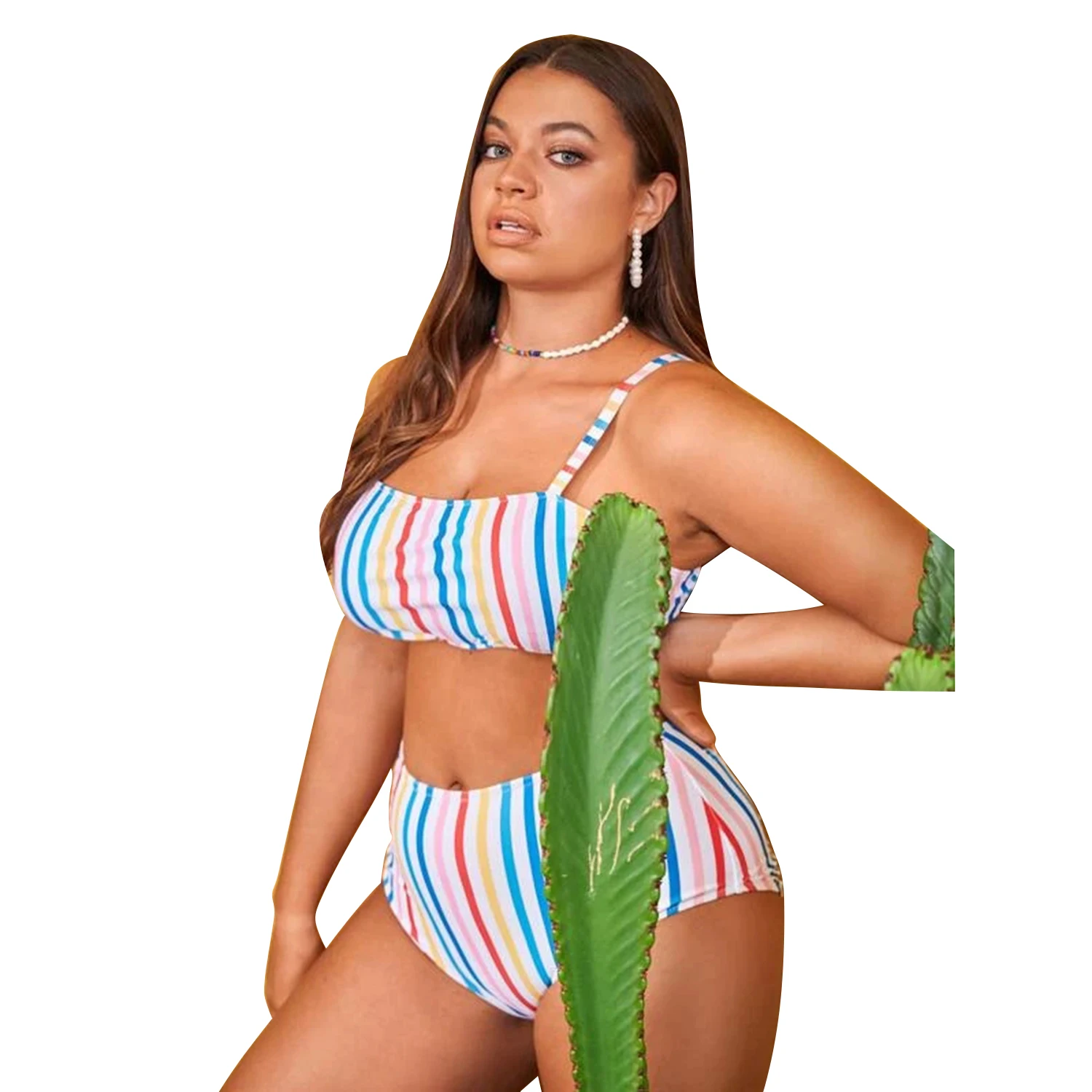 Angel Luna plus size bikini fashion show swimsuit swimwear for fat women