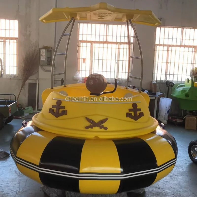 Привлекательный пиратский дизайн красочный надувной моторизованный Электрический водный бампер лодка для продажи