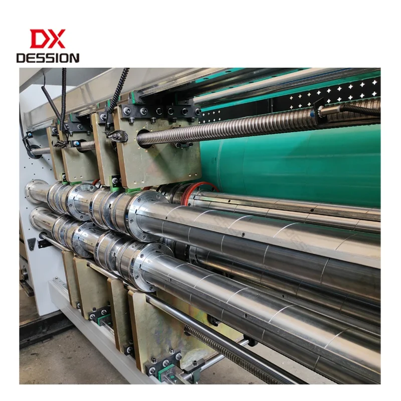 Automatic 4 Colors Carton Pizza Box Flex Printer Machine Corrugated Cardboard Carton Printing Slotting Die-Cutting Machinery