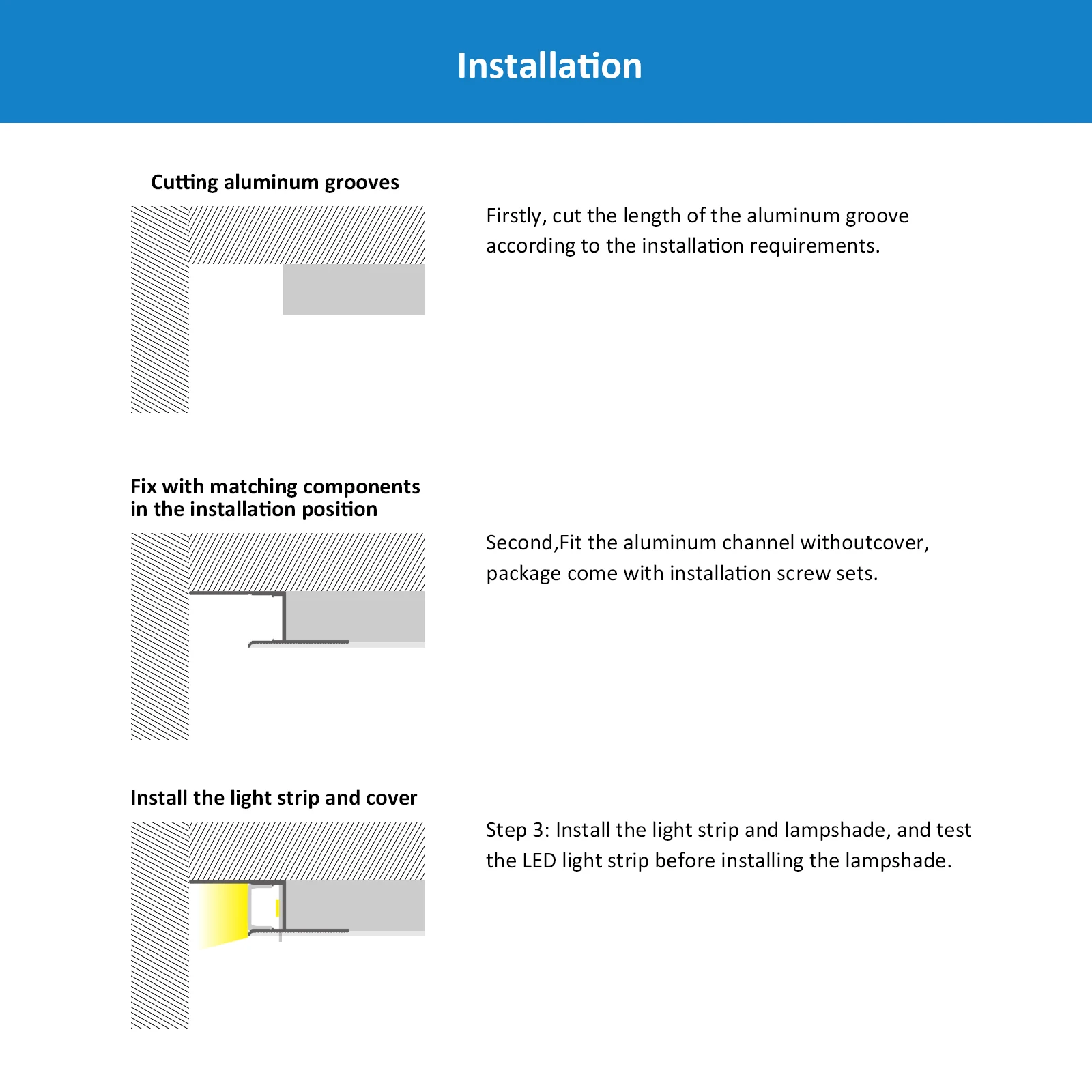 Aluminium Profile For Kitchen Cabinet 156 Mini LED Strip Channel Aluminum Profile Light Strip