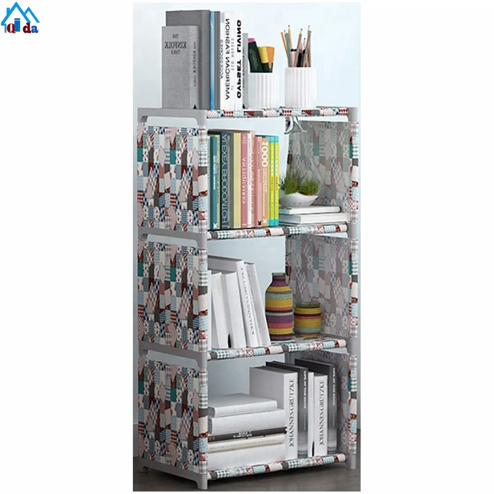 Красивые пластиковые детские книжные полки большой емкости с 8 кубиками