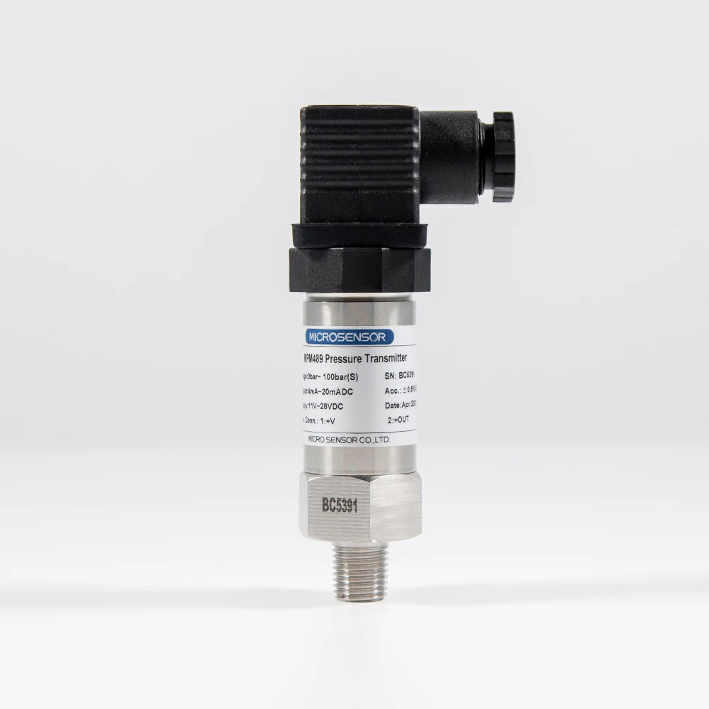 Microsensor High Quality OEM Pressure Transmitter 4-20mA Customized Transducer MPM489 for Gas Oil Liquid Water Tank