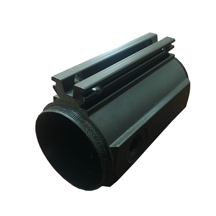 factory prices 6000 series black anodized cnc alu profile