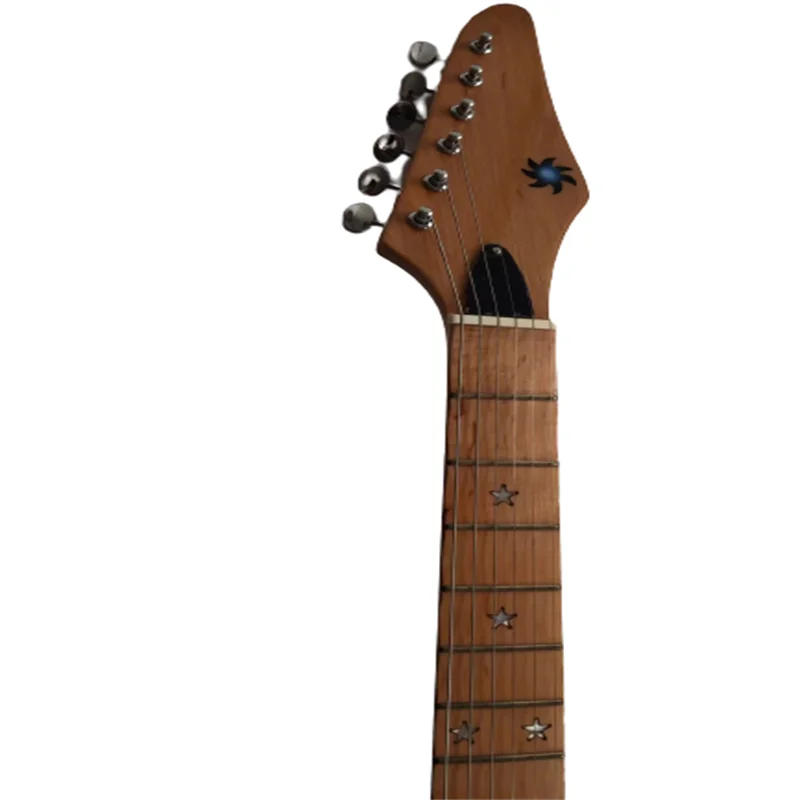 29 Frets Electric Guitar Skyy III Emperor Guitars Black Body Maple Fretboard Chrome Hardware free shipping stock