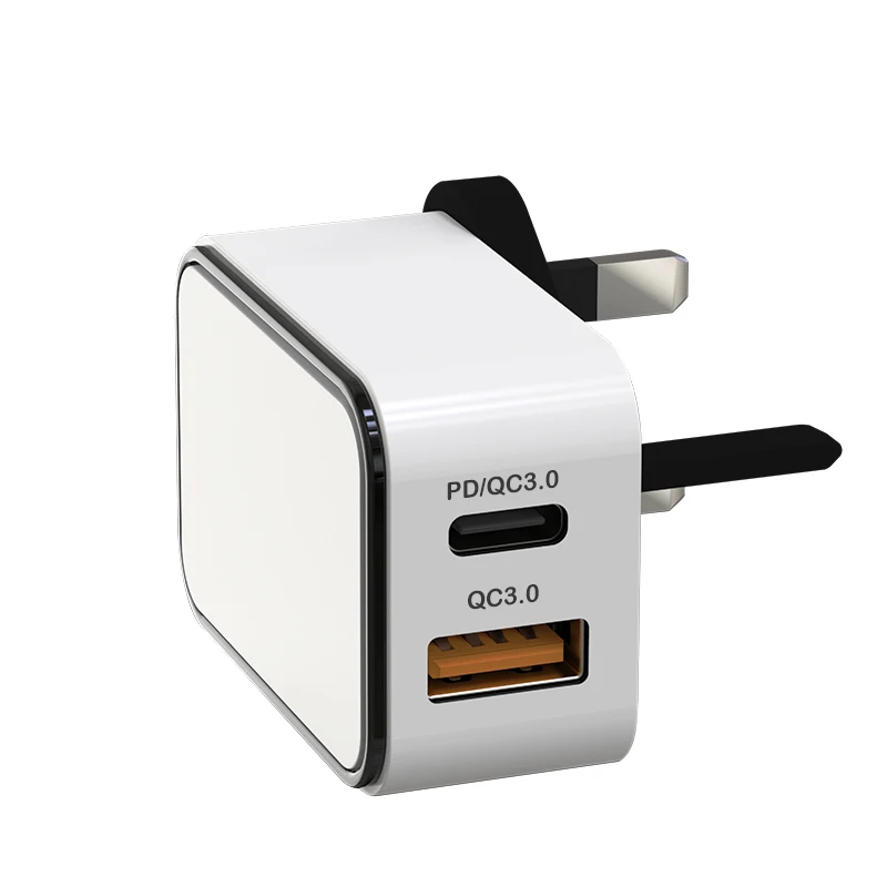  KC CE Rohs SAA 18 Вт Тип C PD Qualcomm Быстрая зарядка 3 0 Двойная USB дорожная настенная Зарядка адаптер