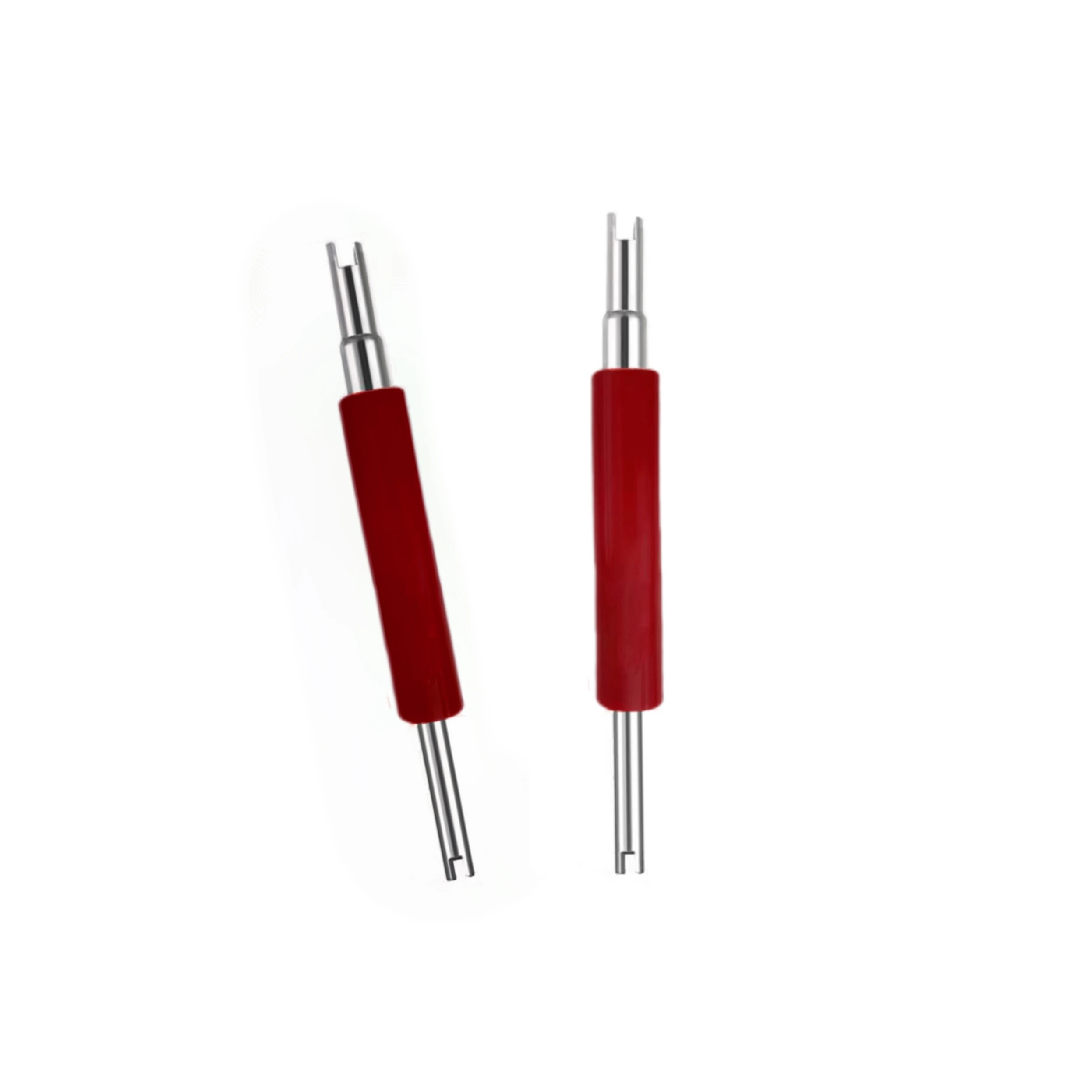 Plastic handle dual heads tire repair tools Valve Core Dual Wrench disassembly valve core removal install tool