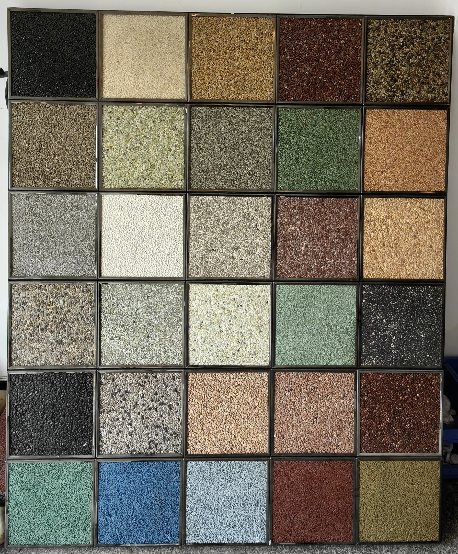 Sunlight resistance cobble supplier different colors stone binder gravel resin glue for scenic spot decoration