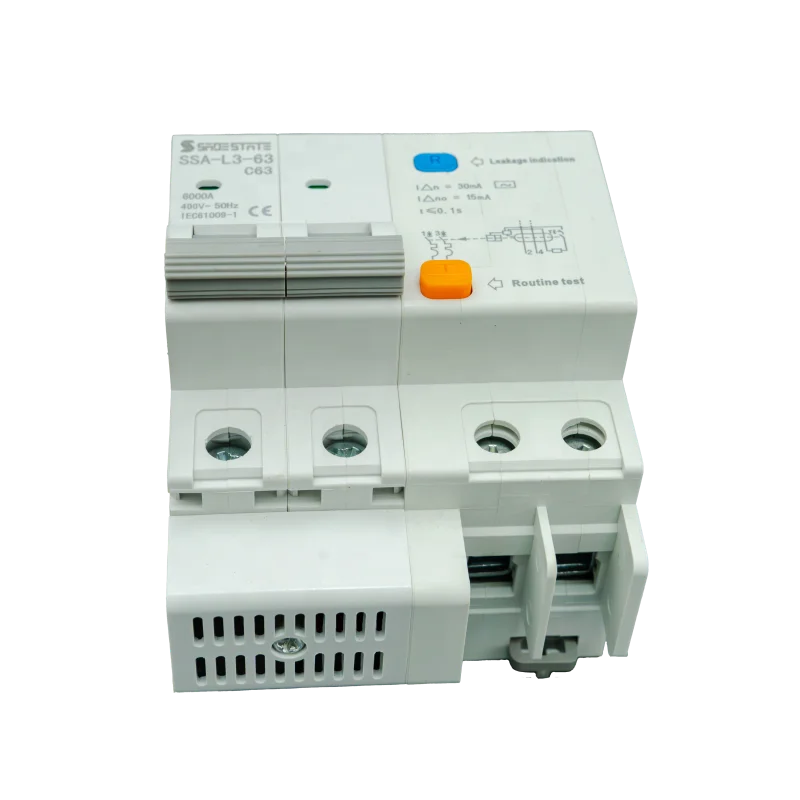 Auto Recloser Breaker 63a Elcb 110V for US Voltage Standard Mccb Accessories Leakage Module