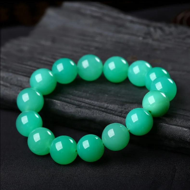 ArthurGem Genuine Top Quality Australian Jade Gemstone Bracelet Natural Healing Stone Australian Jade Bracelets for Women Men