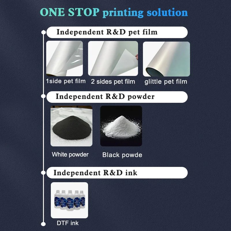 4720 head 60cm Impresora dtf printer Canvas Bag Tshirt Garment powder machine dtf