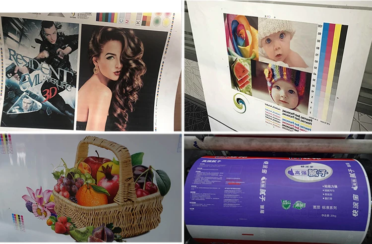 6 Six Color High Speed 130m/min Double Sides Printing Plastic Nylon Polythene PE BOPP CPP Film Paper Roll Flexo Printing Machine