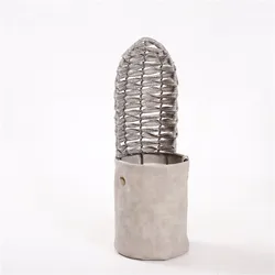 Nordic Style  PU  leather flower pots for indoor home decoration