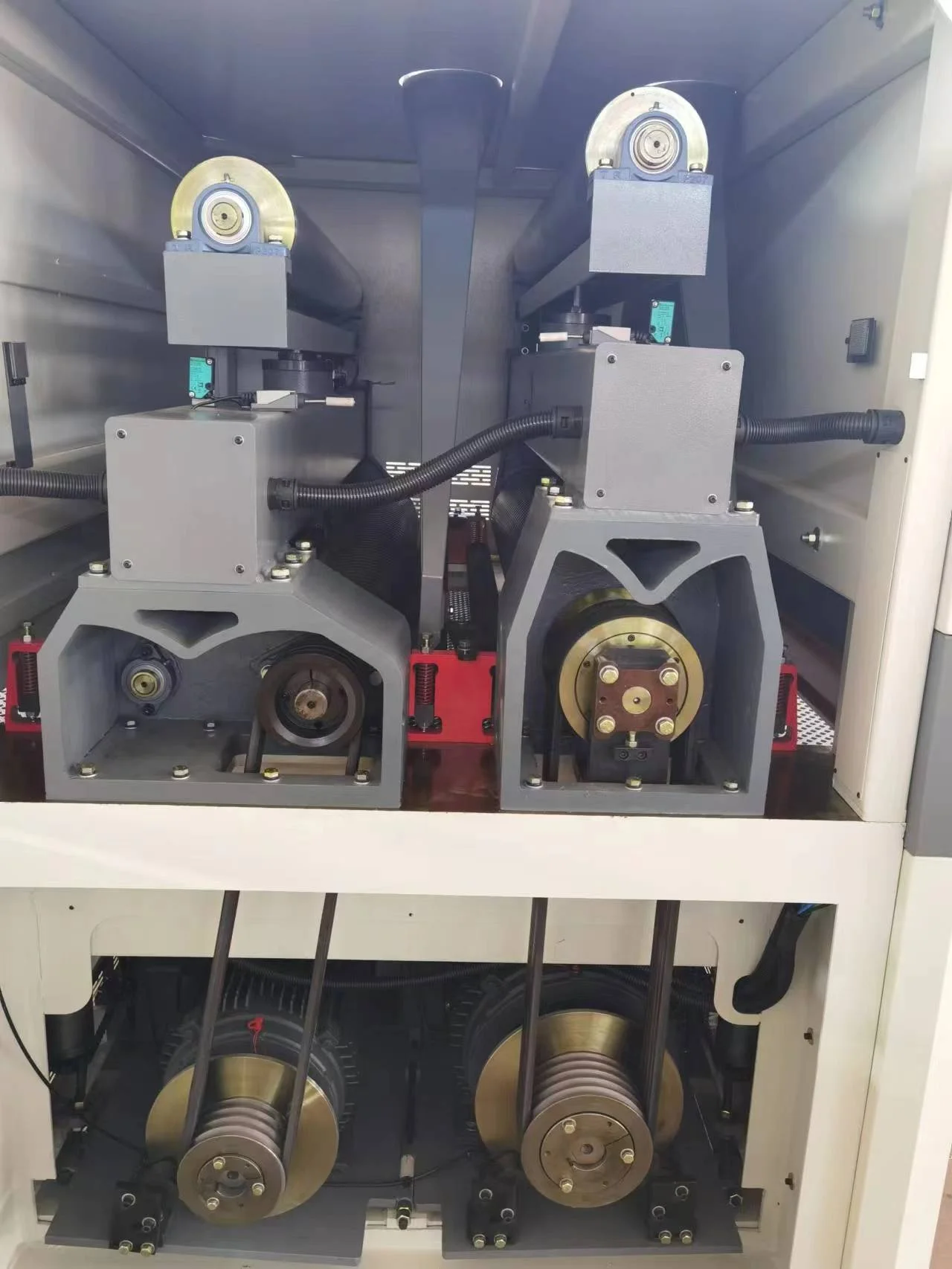 Zhongding industrial floor door board profile wood wide drum belt planer sander mdf plywood veneer sanding machine price