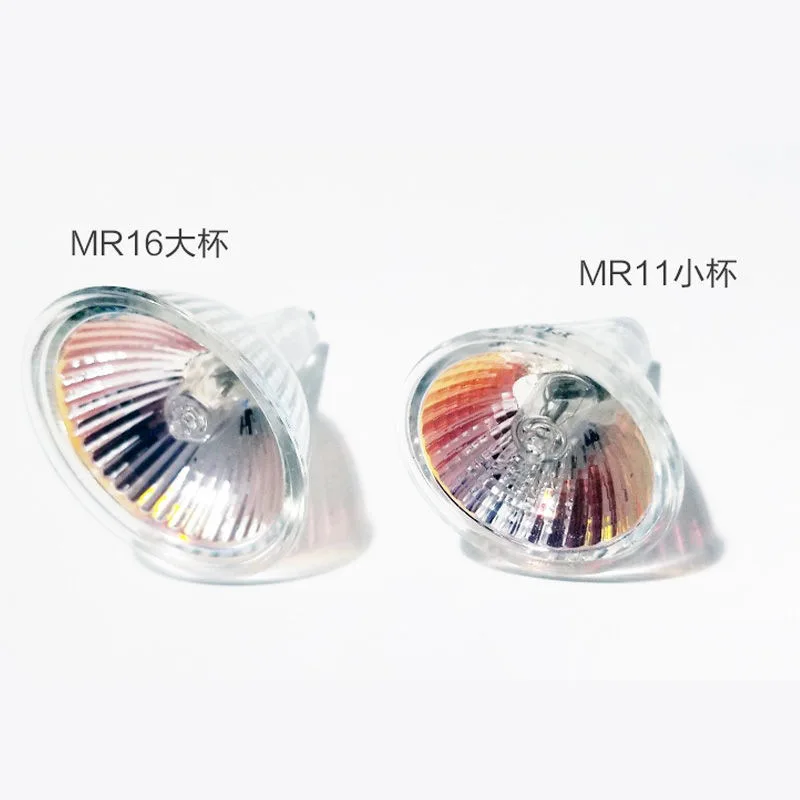 mr16 Halogen lamp cup Wax lamp gu10 220V 35W bulb pin Old mr11 led 12v 20W spotlight lamp bead downlight bulb