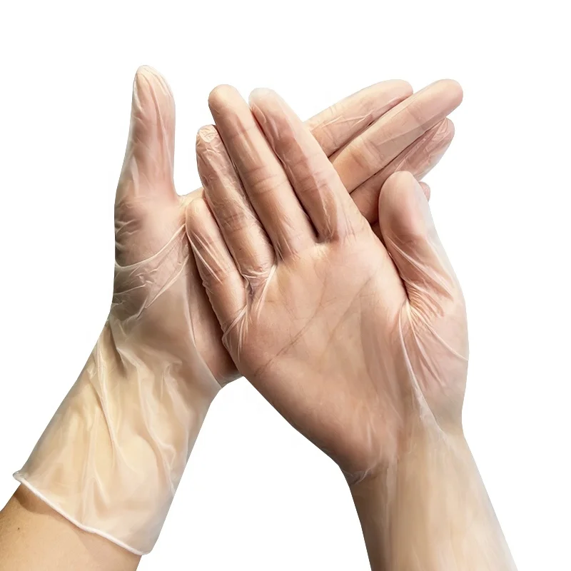 GMC Colored PVC Gloves Household 100 pcs Latex Free Exam Gloves Powder Free  Disposable Vinyl Gloves