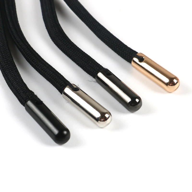 Custom logo Swimsuit drawstring metal aglets hoodie drawstring screw metal tip