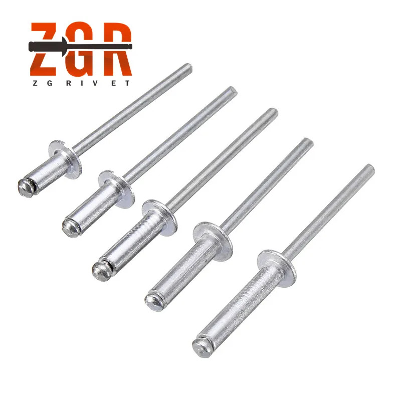 
Fastener high strength round head stainless steel blind rivet type riveting nail for building 