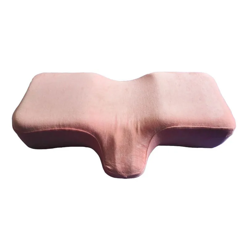 Eyelash Extension Memory Foam Pillow for Beauty Salon Neck Cervical Supporting Pillow With Removable Soft Cover