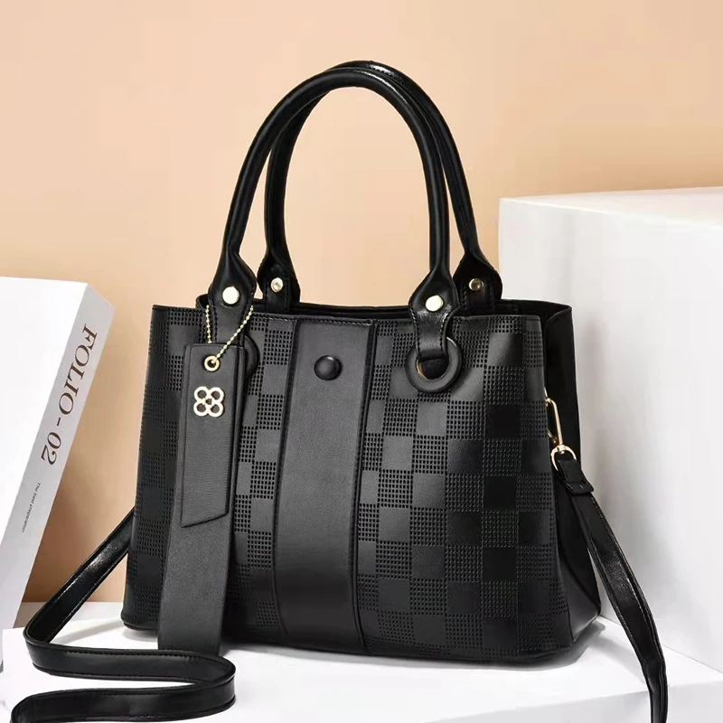 CB642 Wholesale plaid designer handbag luxury shoulder hand bags for girls women