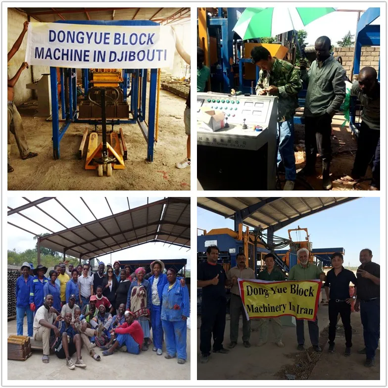 Factory directly sell QT4-15 automatic block making machine concrete brick making machine price