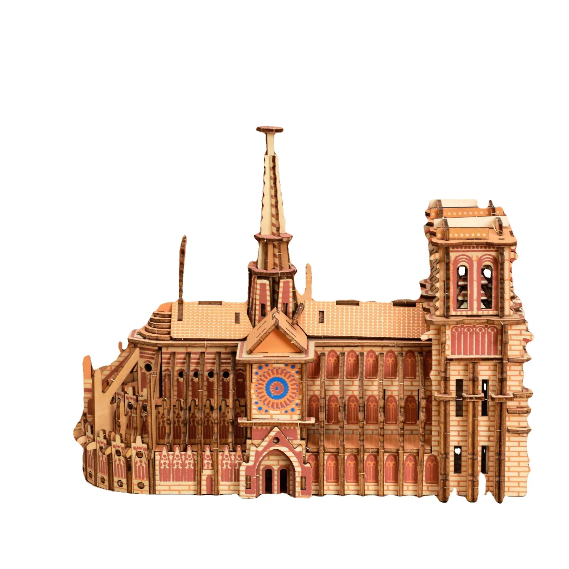 Wholesale UV Printed 3D Wooden Puzzle Carousel Piano Toys New Girls Educational Gifts for Unisex Kids Aged 5 to 7 Years