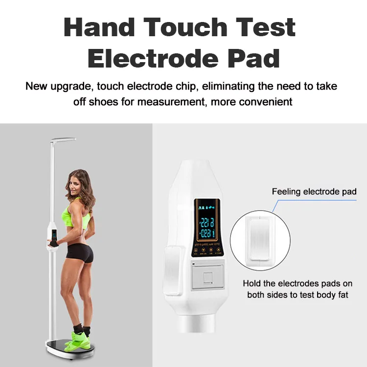 CE Certification Ultrasonic Health Fat Height Weight Measuring Digital Height Weight Scale