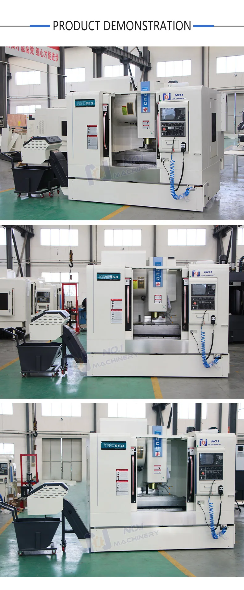 High quality vmc855 cnc machining center fanuc control cnc machining center VMC850