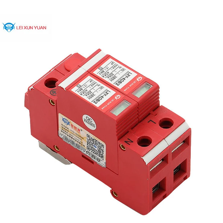 2p 10ka-40ka Outdoor Dc Spd Ac 385v Surge And Lightning Protection Device