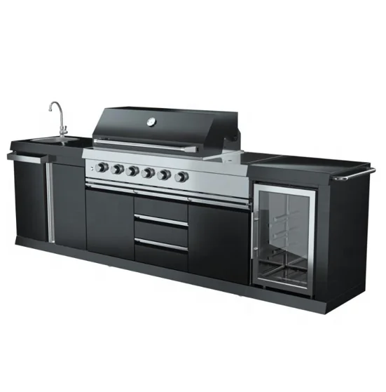 Гриль для барбекю, уличный кухонный остров из нержавеющей стали, уличное кухонное оборудование