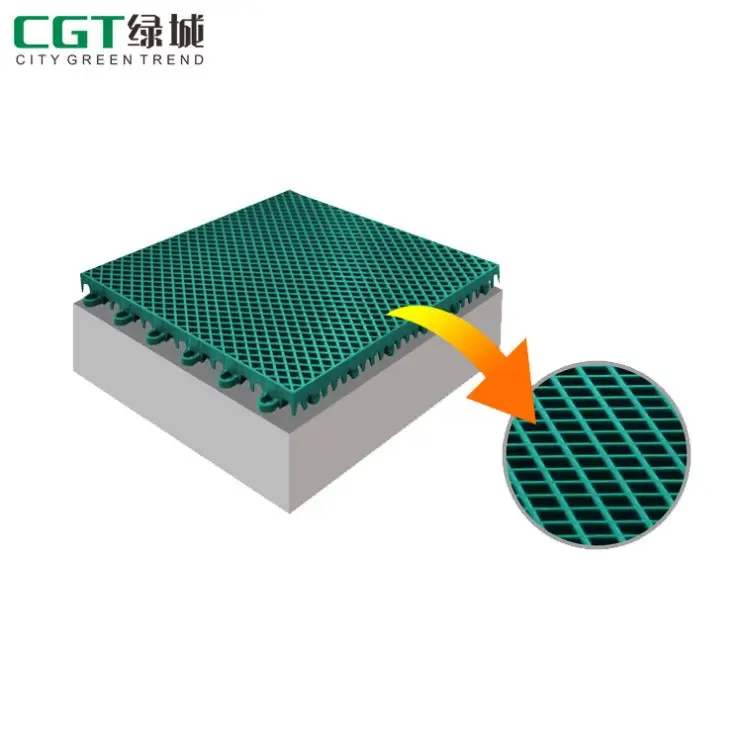 Synthetic Basketball Court Flooring, Basketball Court Plastic Tile, Indoor Basketball Court for Sale