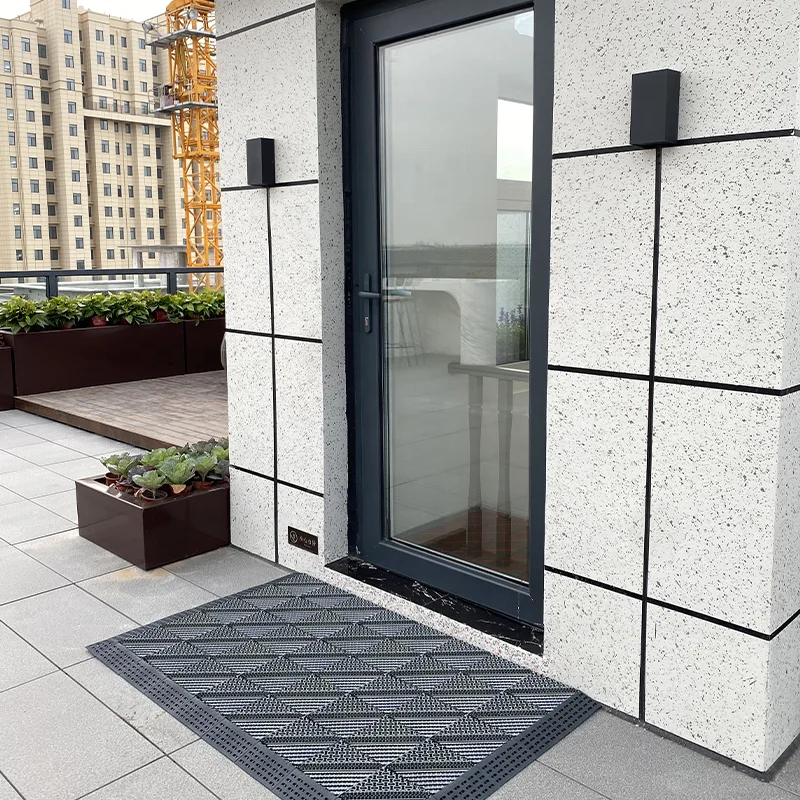 Brush Mat Interlocking Entrance Mat  China Manufacturers Clean Interlocking Floor Mat