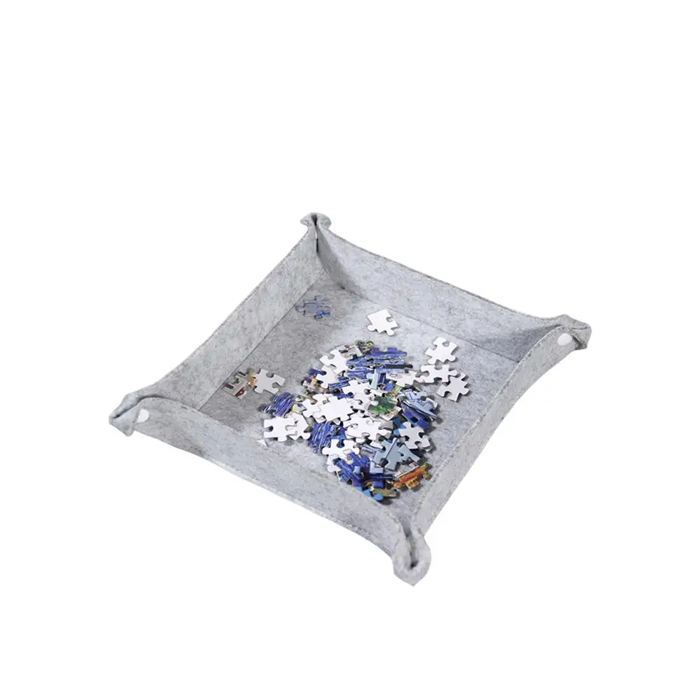 Jigsaw Puzzle storage Trays Felt Folding Style Puzzle Sorting Trays for Puzzles