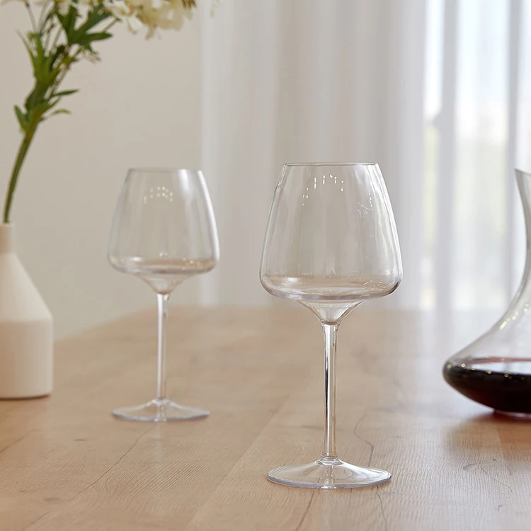 MICHLEY Тритан BPA-FREE Коктейльные бокалы посудомоечная машина пластиковая флейта в форме бокала с красным вином бордового цвета и цвета хаки, посуда для напитков