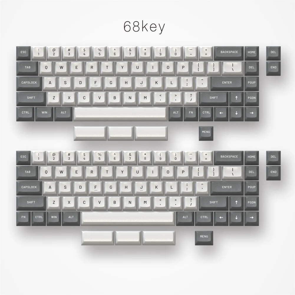 SIKAKEYB  60% 84 64 61 68KEY ORIGINAL HEIGHT SPHERICAL PBT DOUBLESHOT BACKLIGHT  KEYCAPS SETS COLORFUL KEYBOARD KEYCAPS