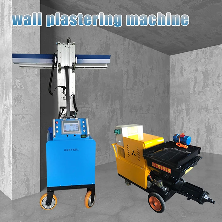 Wall Plastering Robot Rendering Machine Automatic Wall Cement Plastering Machine Construction Equipment