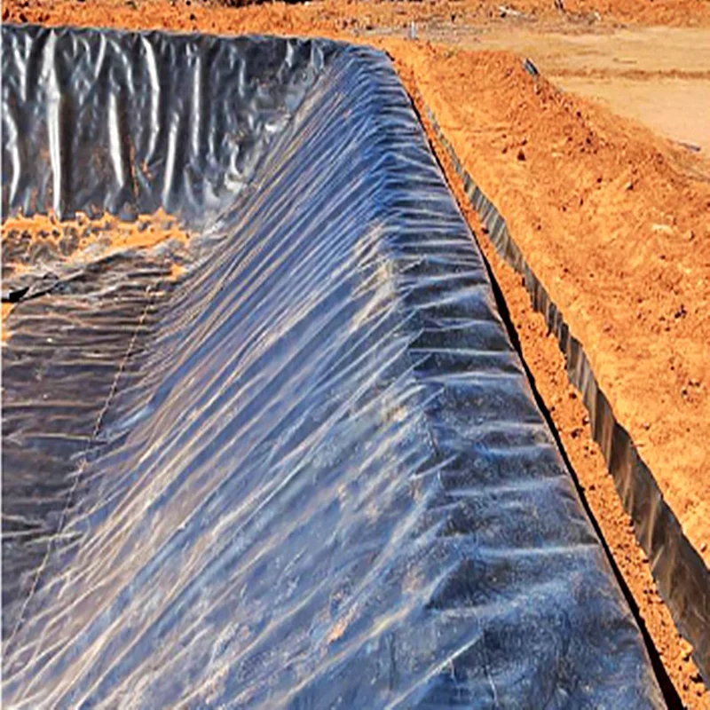 high-density polyethylene film production line 0.2mm-2mm hdpe geomembrane for dam lining