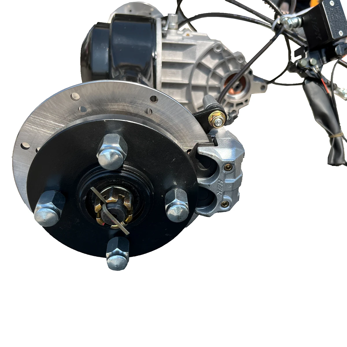 48v 60V 72V 2000W motor differential high power disc brake rear axle differential for Recreational vehicles golf carts